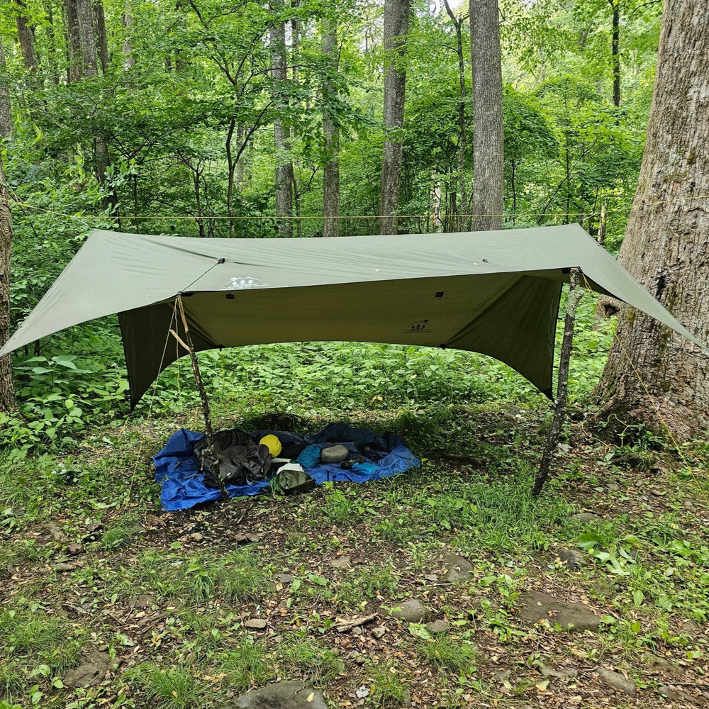 Hideaway Tarp – Lightweight Shelter, Maximum Coverage - Hanging High Hammocks