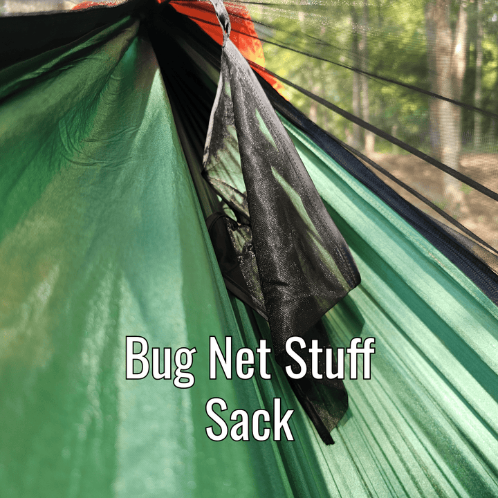 REM Hammock – 11' Camping Hammock with Bug Net, Cinch Buckles, Ridgeline Organizer, Underquilt Clips & Hanging High Hugger Straps - Hanging High Hammocks