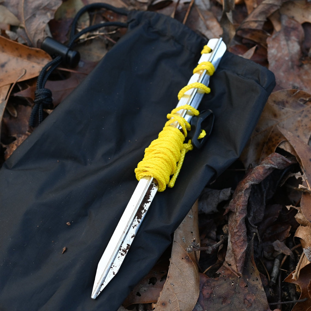 Tarp Tie Outs - Quick, easy and lightweight hammock tarp guy lines with tensioner for hammock camping - Hanging High Hammocks