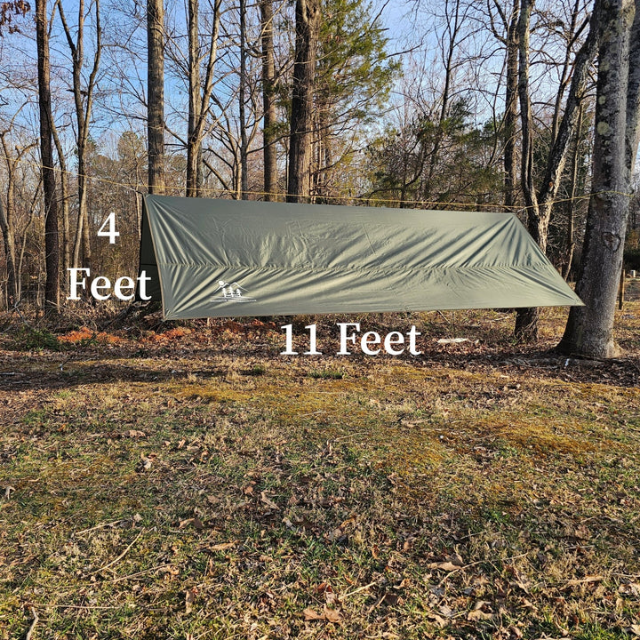 The Canopy - 11 Foot Hammock Tarp - Waterproof and great coverage for hammock camping - Hanging High Hammocks