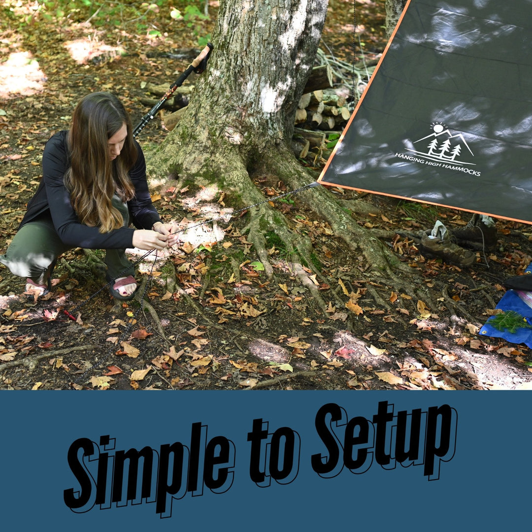 The Weekender - Hammock and Tarp Bundle for hammock camping - Hanging High Hammocks