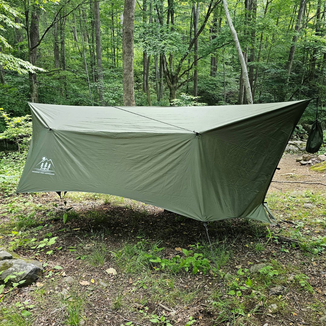 hiking tarp shelter Hammock Rain Tarp – Hideaway Tarp