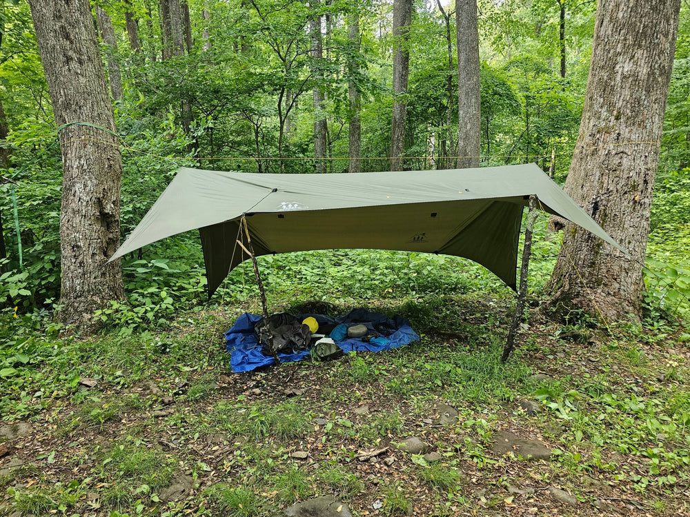 Hideaway Tarp – Lightweight Shelter, Maximum Coverage - Hanging High Hammocks