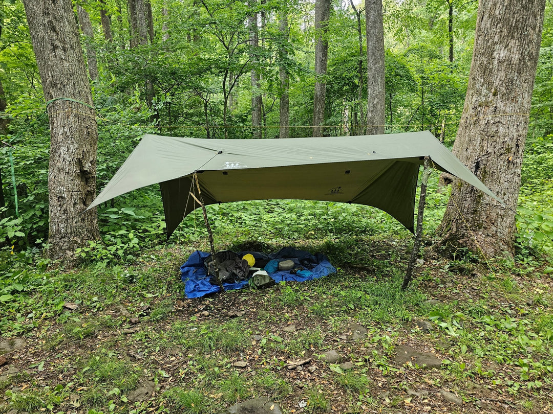 Hideaway Tarp – Lightweight Shelter, Maximum Coverage - Hanging High Hammocks