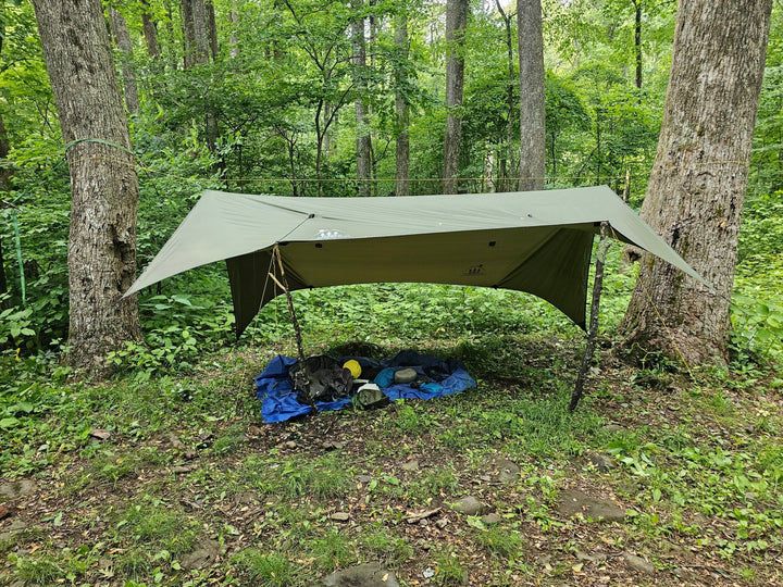 Hideaway Tarp – Lightweight Shelter, Maximum Coverage - Hanging High Hammocks