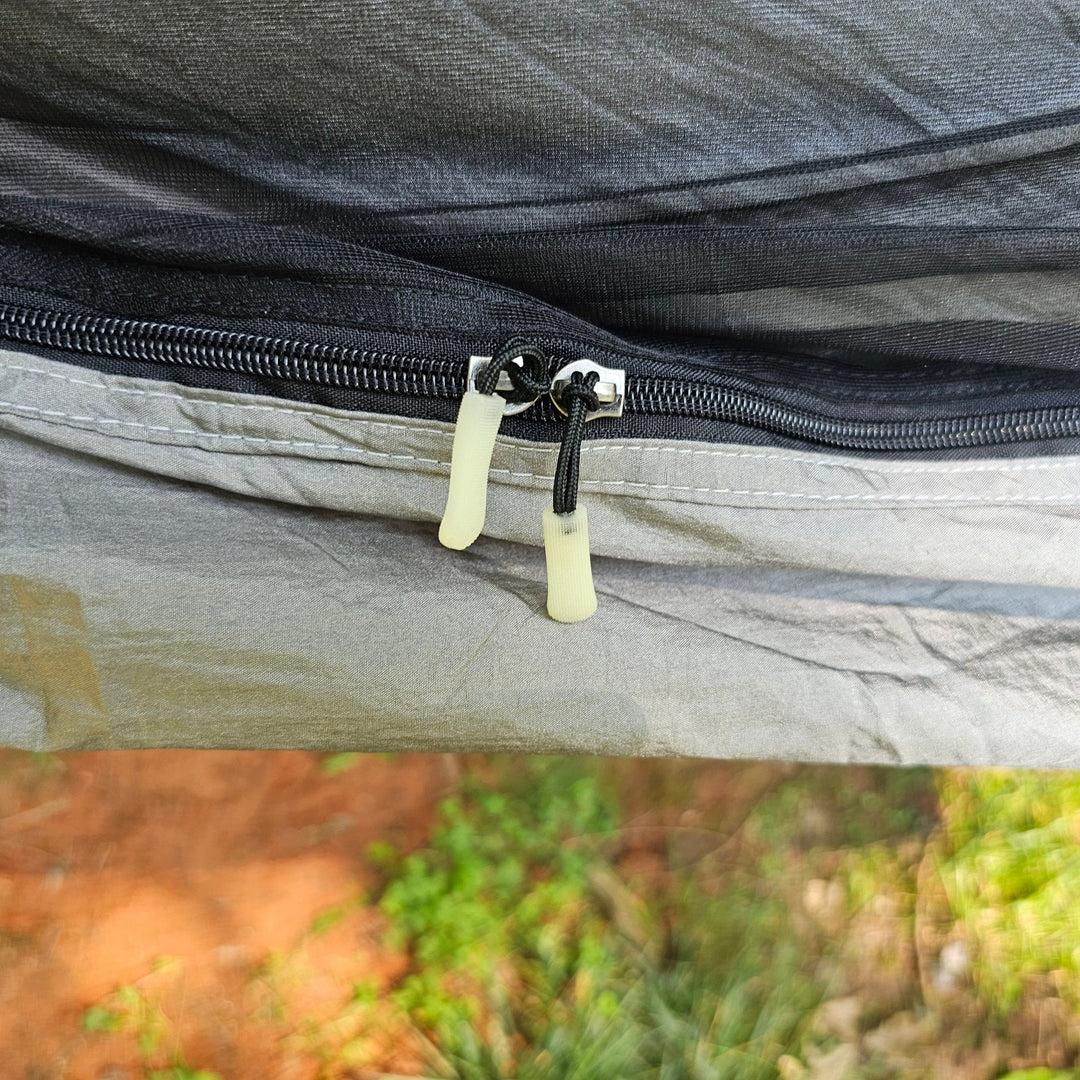 REM Hammock – 11' Camping Hammock with Bug Net, Cinch Buckles, Ridgeline Organizer, Underquilt Clips & Hanging High Hugger Straps - Hanging High Hammocks