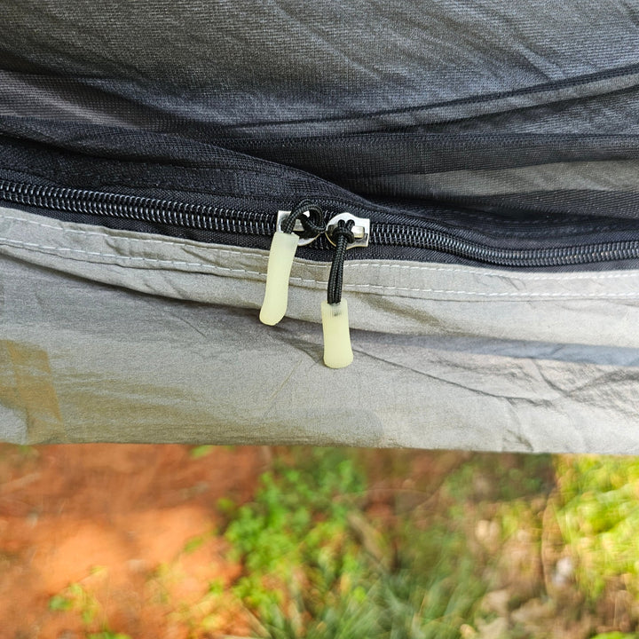 REM Hammock – 11' Camping Hammock with Bug Net, Cinch Buckles, Ridgeline Organizer, Underquilt Clips & Hanging High Hugger Straps - Hanging High Hammocks