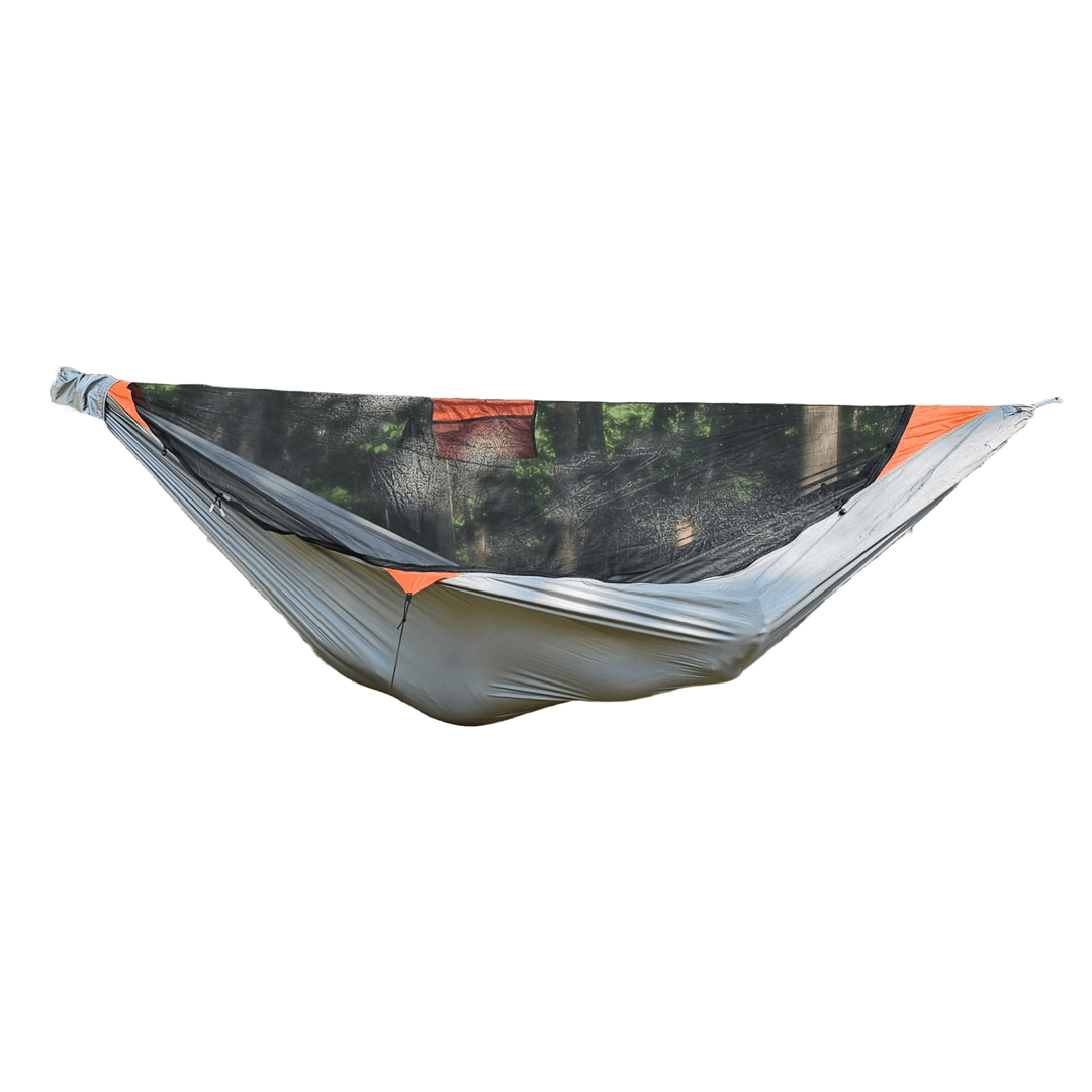 REM Hammock – 11' Camping Hammock with Bug Net, Cinch Buckles, Ridgeline Organizer, Underquilt Clips & Hanging High Hugger Straps - Hanging High Hammocks