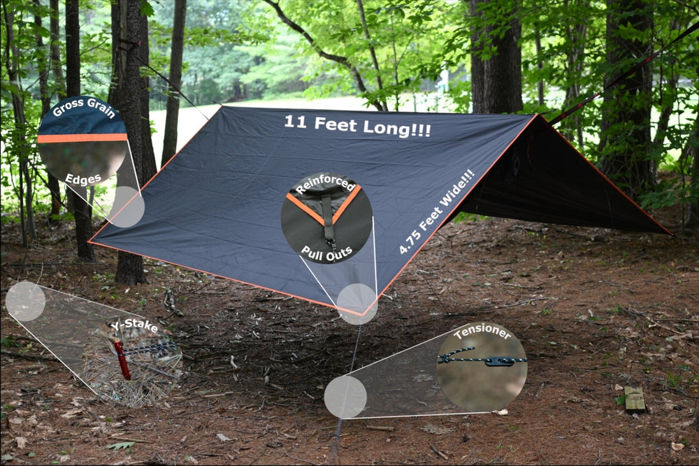 The Weekender - Hammock and Tarp Bundle for hammock camping - Hanging High Hammocks