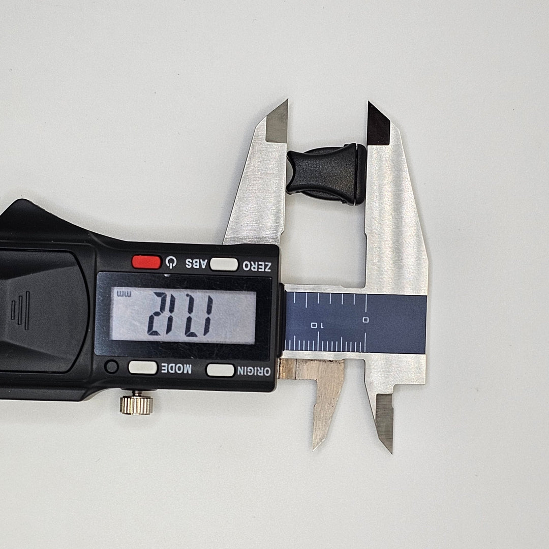 Ultralight Dual Cord End Cap –Finishing Clip for 2.2mm–2.5mm Line | Hammock & Tarp Accessory - Hanging High Hammocks