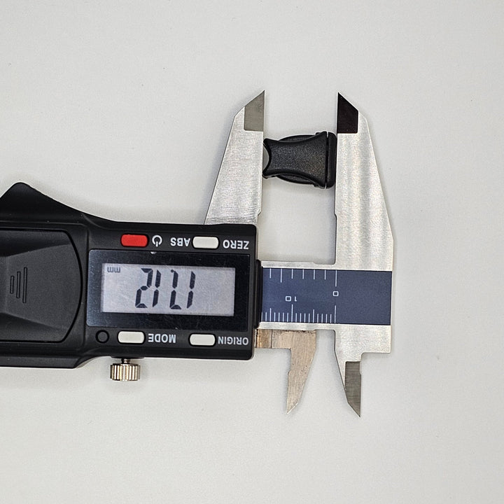 Ultralight Dual Cord End Cap –Finishing Clip for 2.2mm–2.5mm Line | Hammock & Tarp Accessory - Hanging High Hammocks