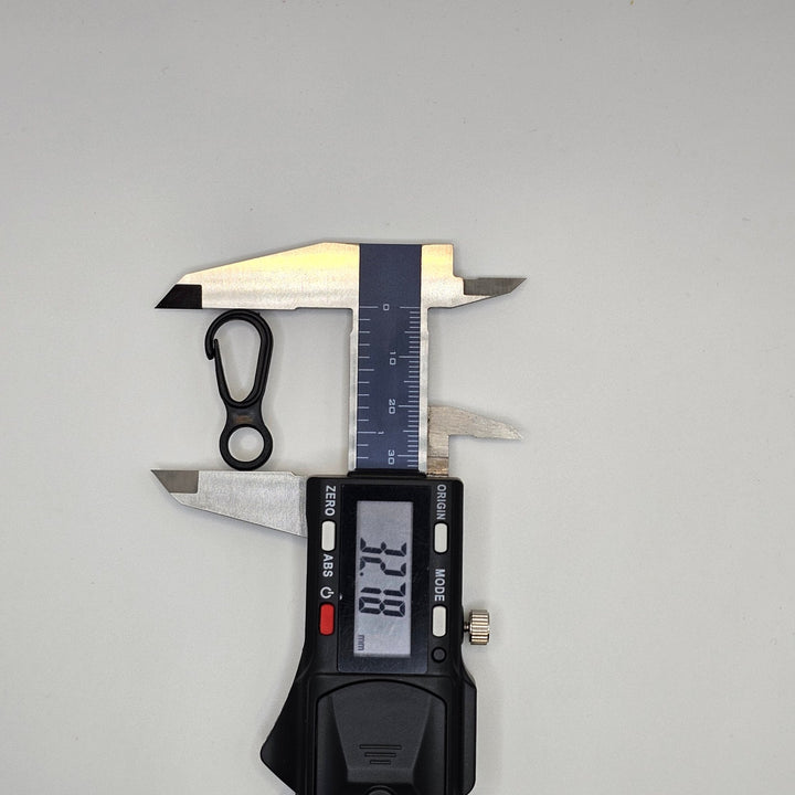 Ultralight Mitten Hook – 32mm Single - End Clip | <1g Gear Hook for Hammocks, Tarps & Outdoor Attachments - Hanging High Hammocks