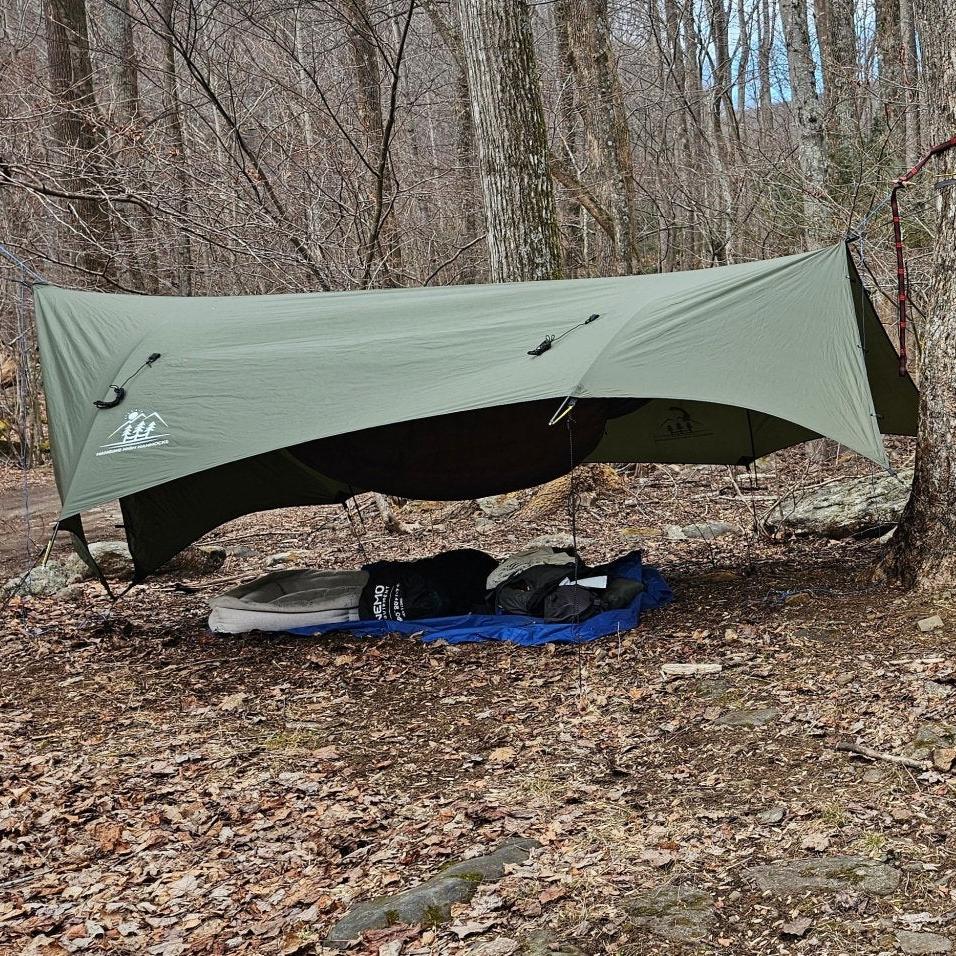 Hideaway Tarp + WideArc Pole Mod Bundle – Roomier, Storm-Ready Hammock ...