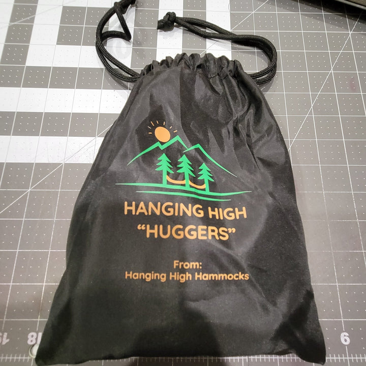 Hammock Tree Straps- Hanging High "Huggers"- Lightweight Hammock Camping Tree Straps (Pair) - Hanging High Hammocks