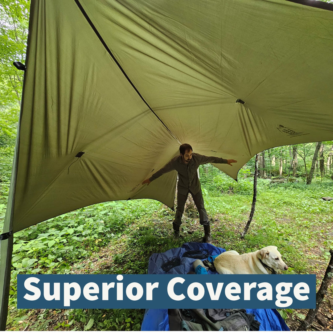 hammock tarp with doors Hammock Rain Tarp – Hideaway Tarp