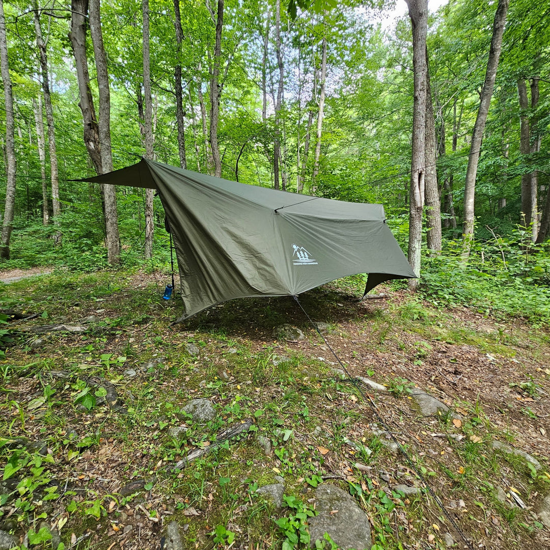 Hammock Rain Tarp – Hideaway Tarp Hanging High Hammocks