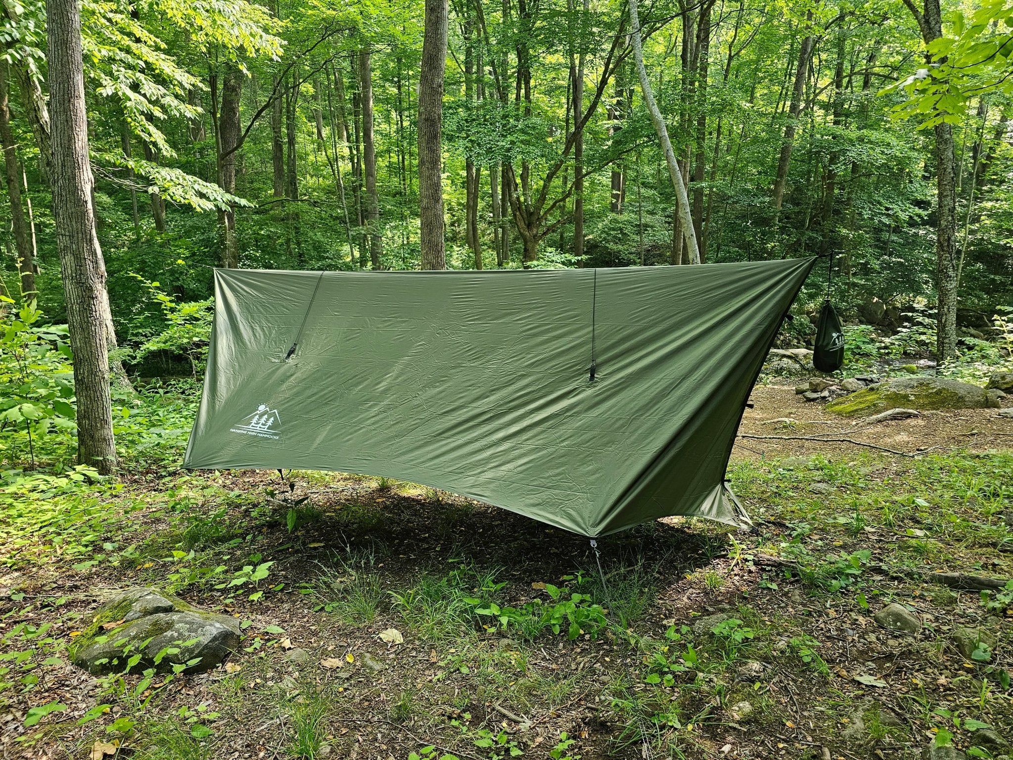 Hideaway Hammock Tarp Comfort Protection Hanging High Hammocks