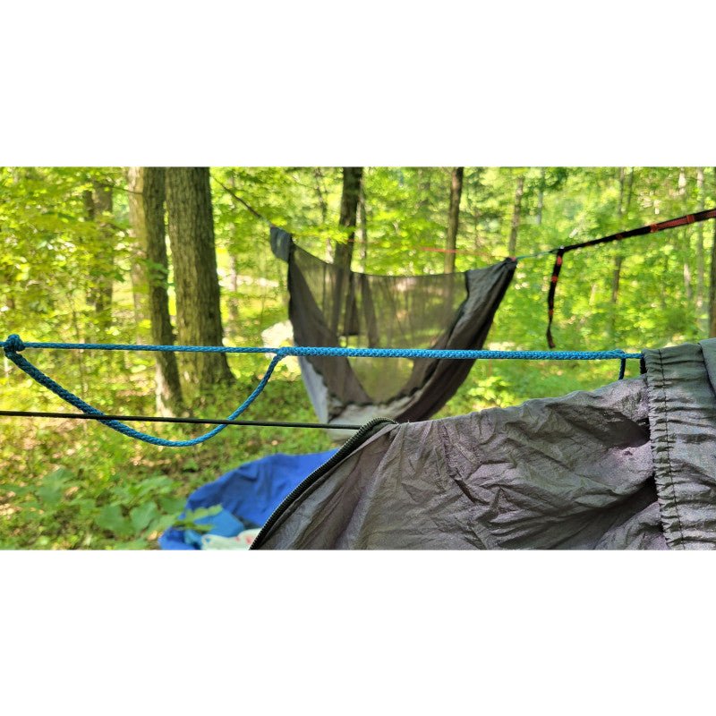 Hammock Ridgeline Adjustable 7/64th Amsteel (Single) Hanging High