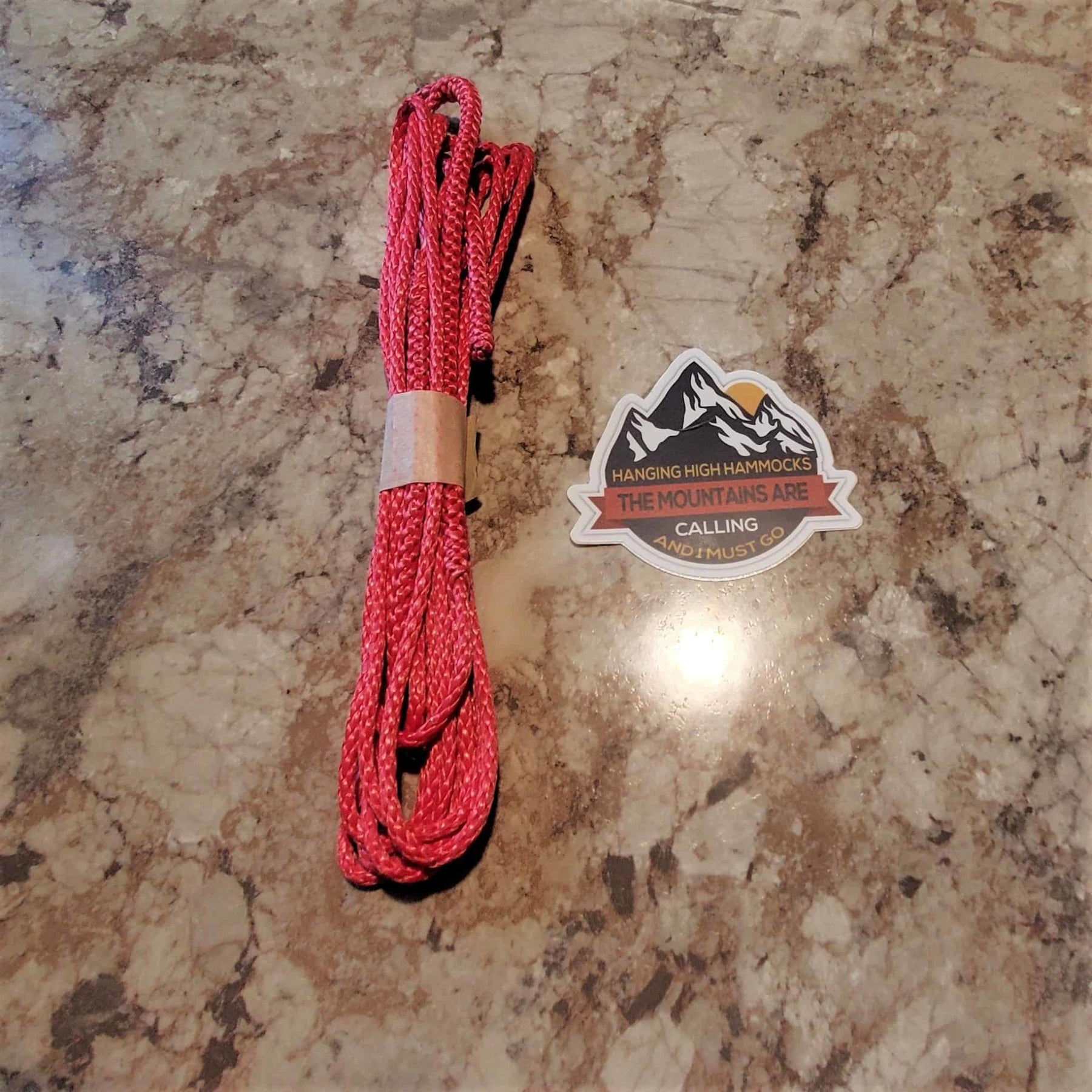 Hammock Ridgeline Adjustable 7/64th Amsteel (Single) Hanging High