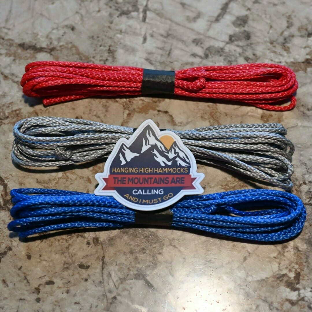 Rope Ridge Line Hammock Ridgeline Adjustable- 7/64th Amsteel (Single) โ Hanging High ...